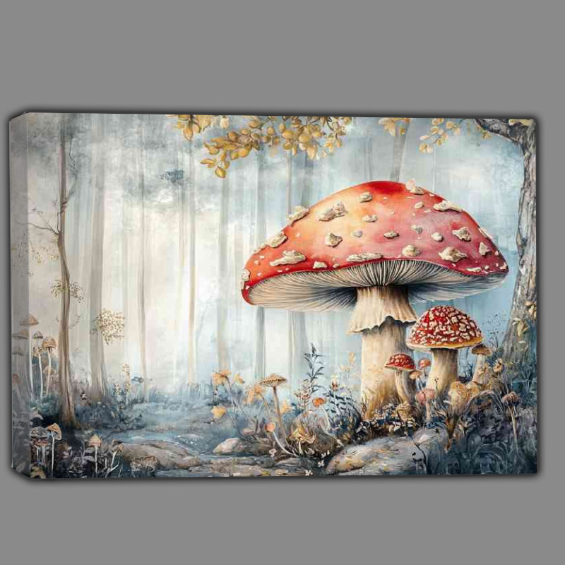 Buy Canvas : (Mushroom tree of life painting)