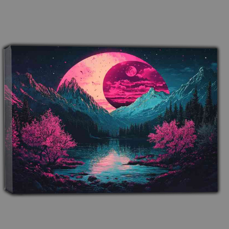 Buy Canvas : (Yin yang symbol with the moon)