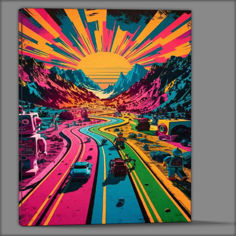 Buy Canvas : (Pop art into the valleys)