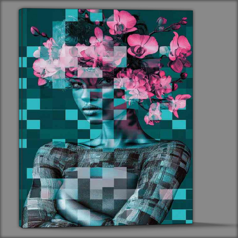 Buy Canvas : (of an orchid flower)