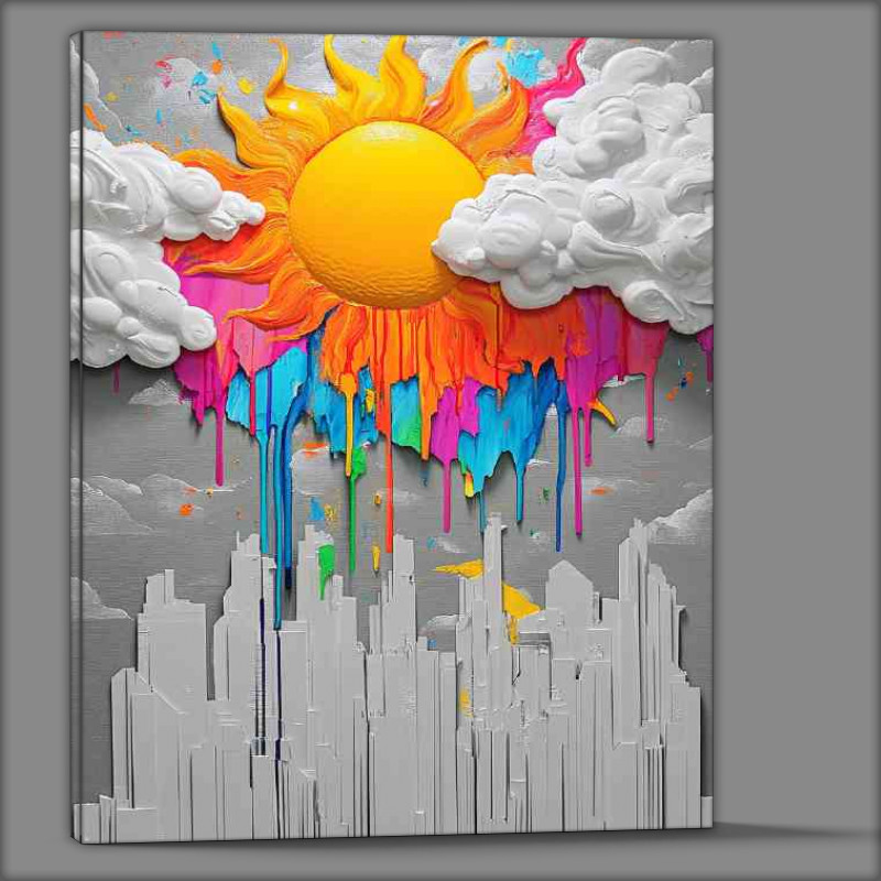 Buy Canvas : (Sun splashed paint colours)