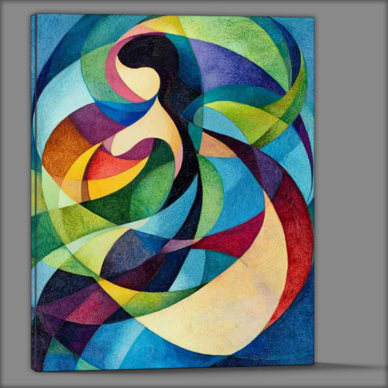 Buy Canvas : (Abstract Woman in a swirls)