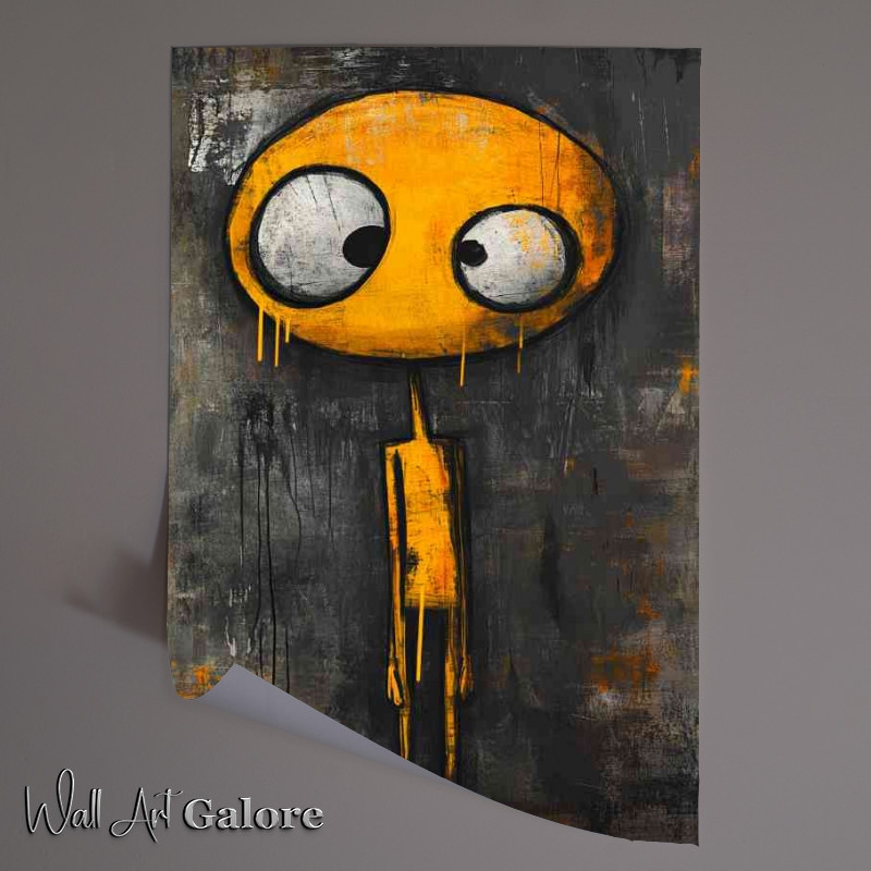 Buy Unframed Poster : (Cartoon yellow man)