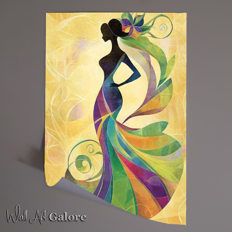 Buy Unframed Poster : (Female figure in an elegant dress)