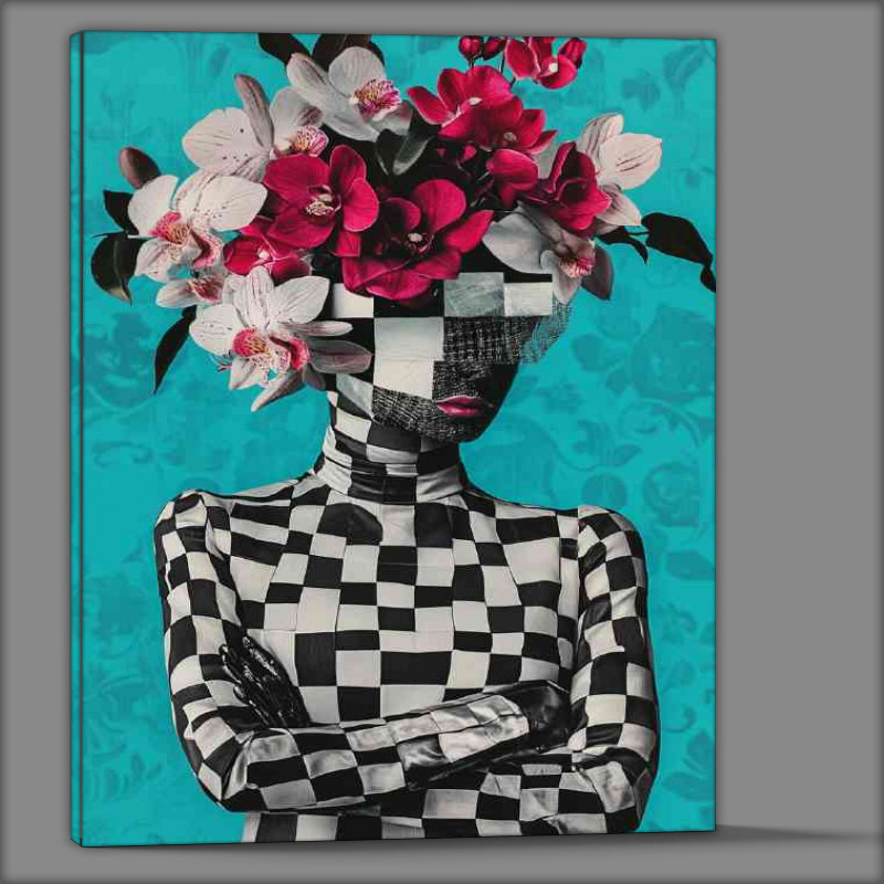 Buy Canvas : (of an orchid flower woman)
