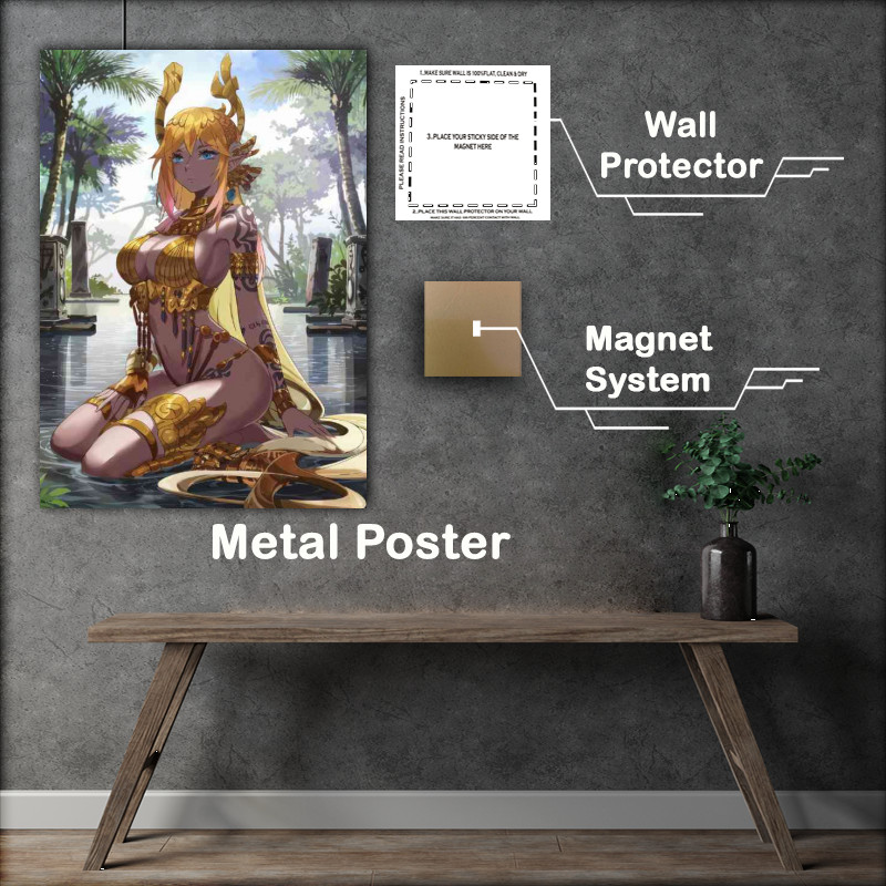 Buy Metal Poster : (Alluring Aesthetics anime style)