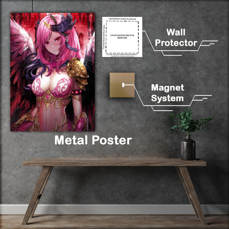 Buy Metal Poster : (Chase Your Desires anime style)