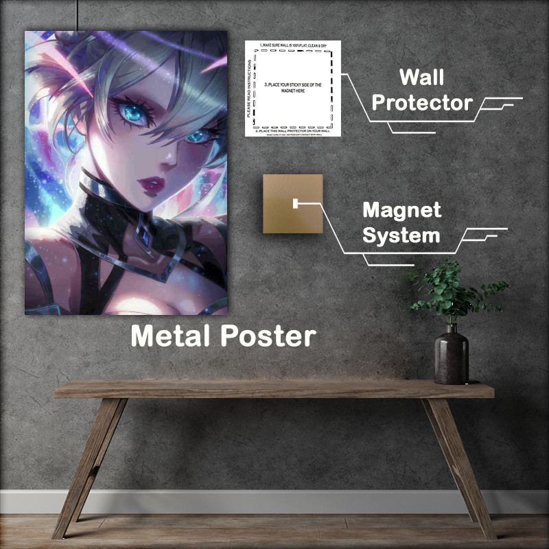 Buy Metal Poster : (Daring Dreams Fantasies animae girl)