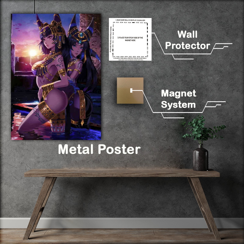 Buy Metal Poster : (Enchanting Anime Ladies)