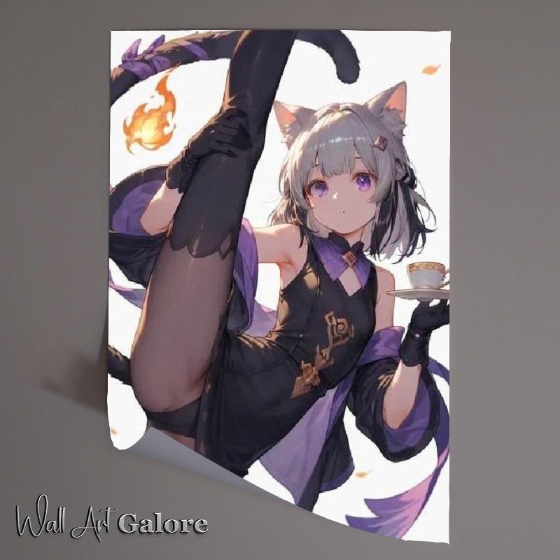 Buy Unframed Poster : (Fights and Flirts in Anime)