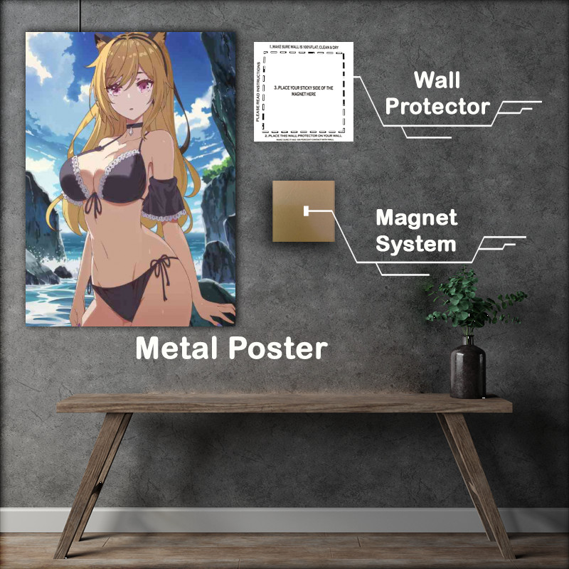 Buy Metal Poster : (Heartbeats in Anime)