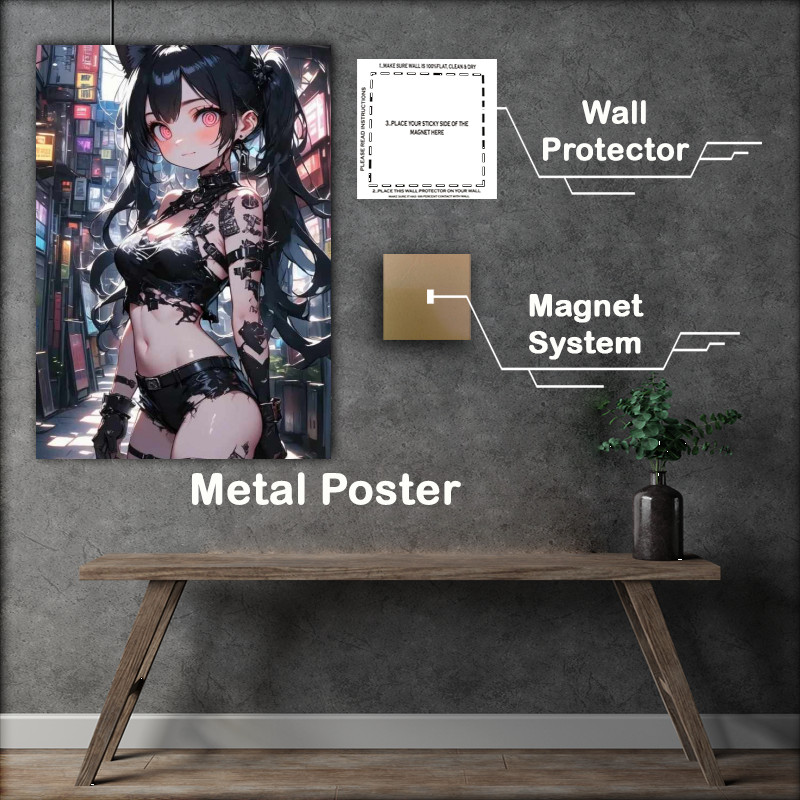 Buy Metal Poster : (Powerful Women in Anime)
