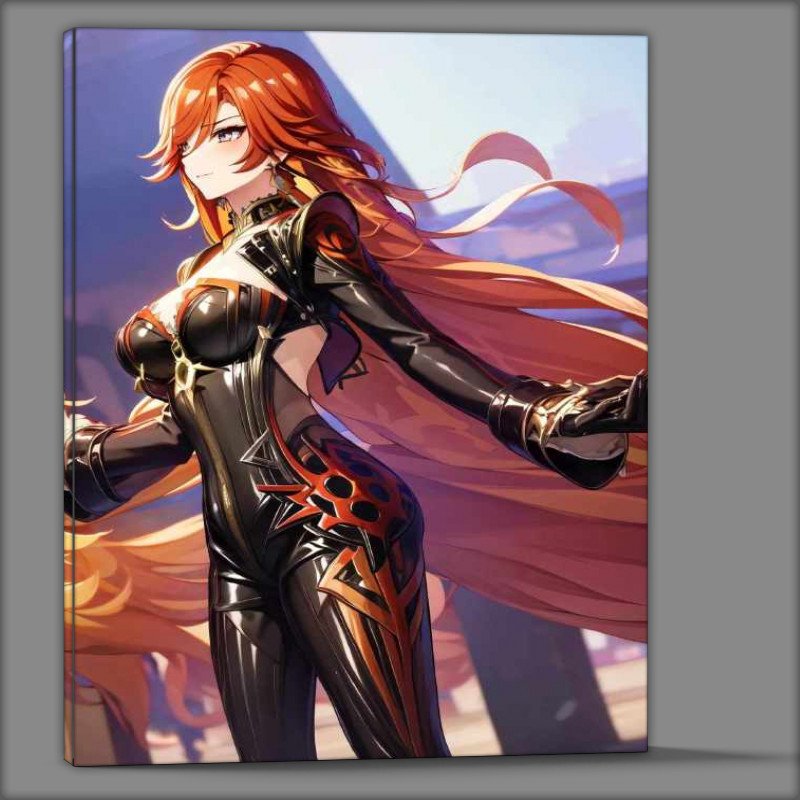 Buy Canvas : (Radiant Anime Girls in Bold Colors)