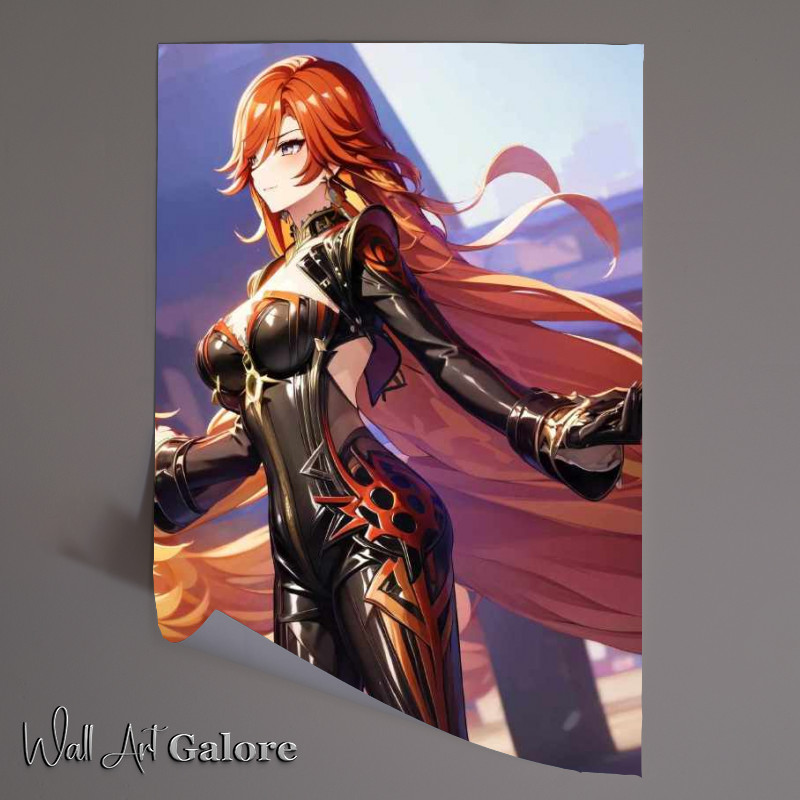 Buy Unframed Poster : (Radiant Anime Girls in Bold Colors)