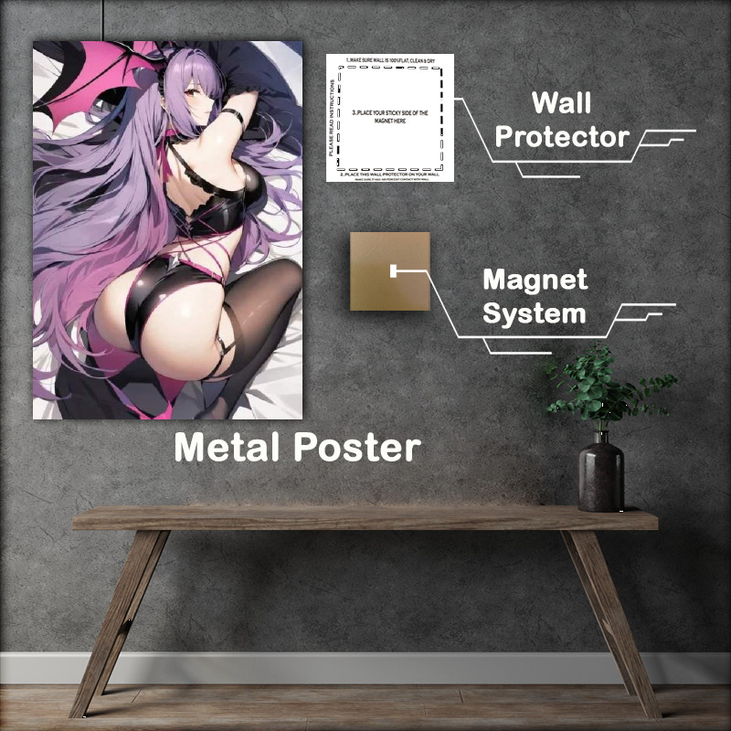Buy Metal Poster : (Seductive Anime Girls and Their Stories)
