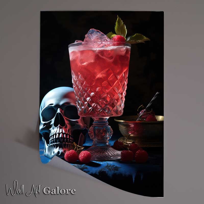 Buy Unframed Poster : (Frothy Peach and rasberry Perfection)