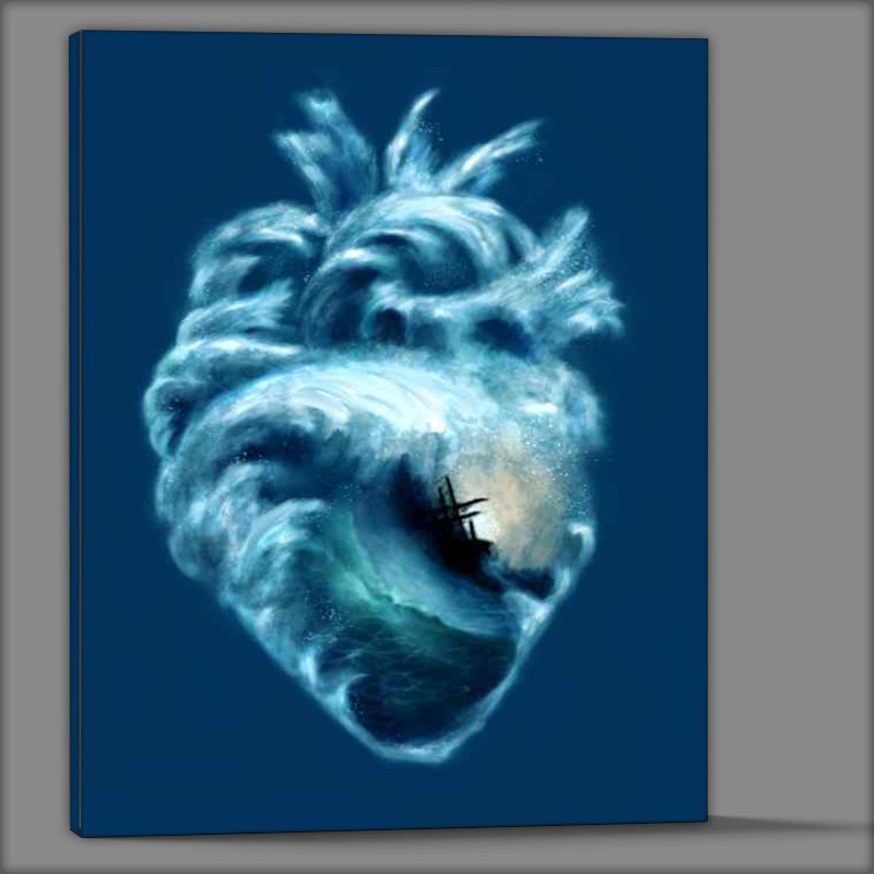 Buy Canvas : (Into The Heart Of The Storm)