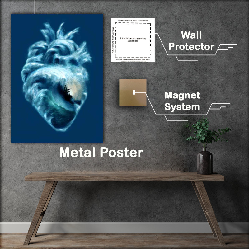 Buy Metal Poster : (Into The Heart Of The Storm)