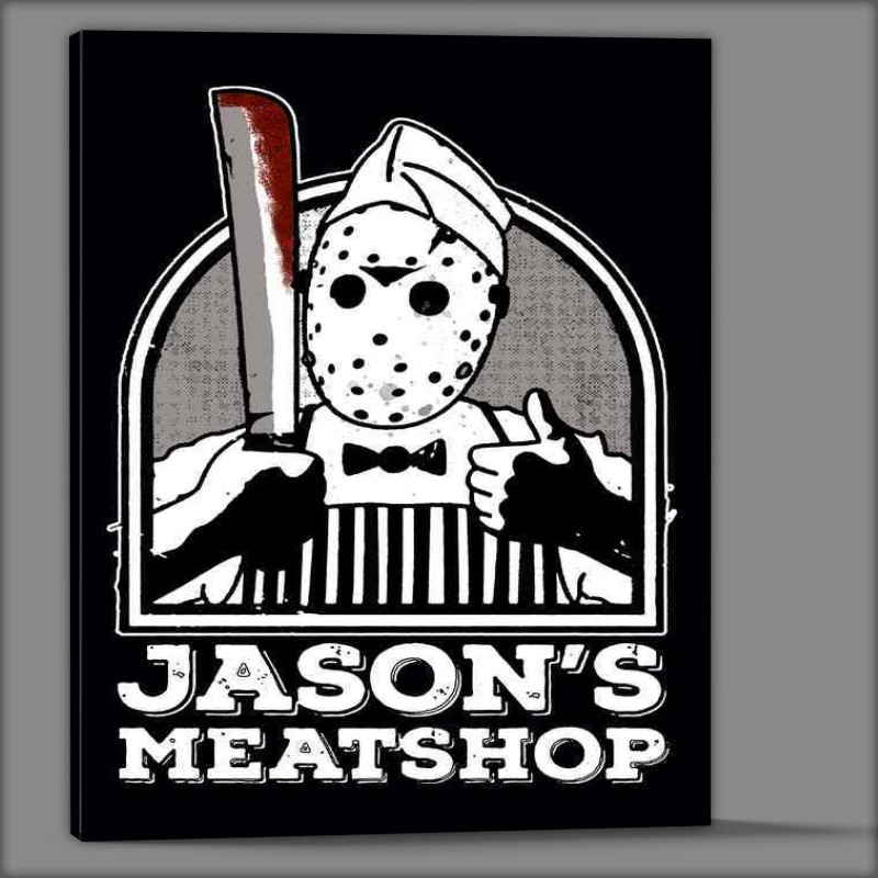 Buy Canvas : (Jasons Meat Shop Black)