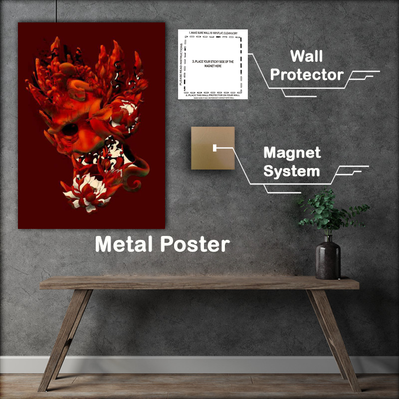 Buy Metal Poster : (Kama Maroon)