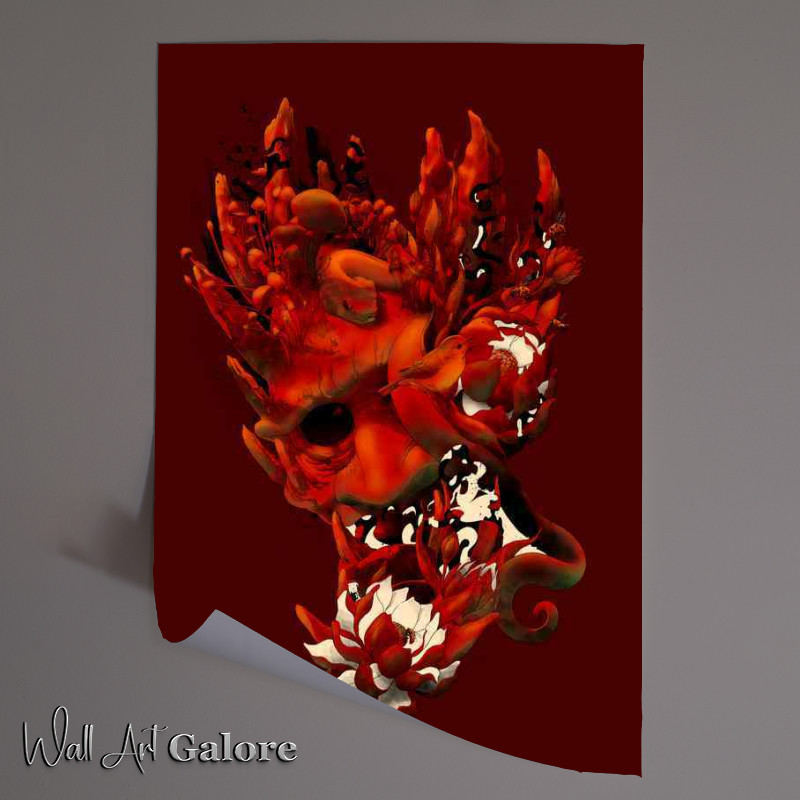 Buy Unframed Poster : (Kama Maroon)