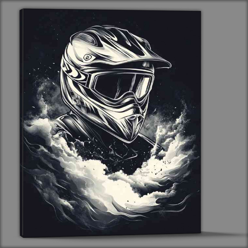 Buy Canvas : (Hearing the roar see the smoke dirtbike)