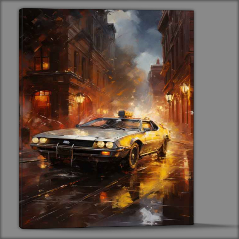 Buy Canvas : (Back to the future delorean)