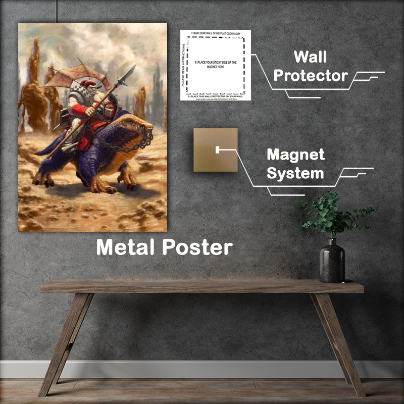 Buy Metal Poster : (Orc Rider)