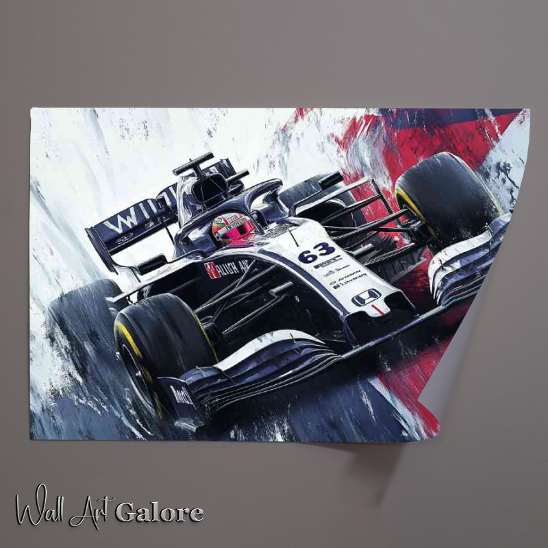 Buy Unframed Poster : (Art painting of the formula one future car)