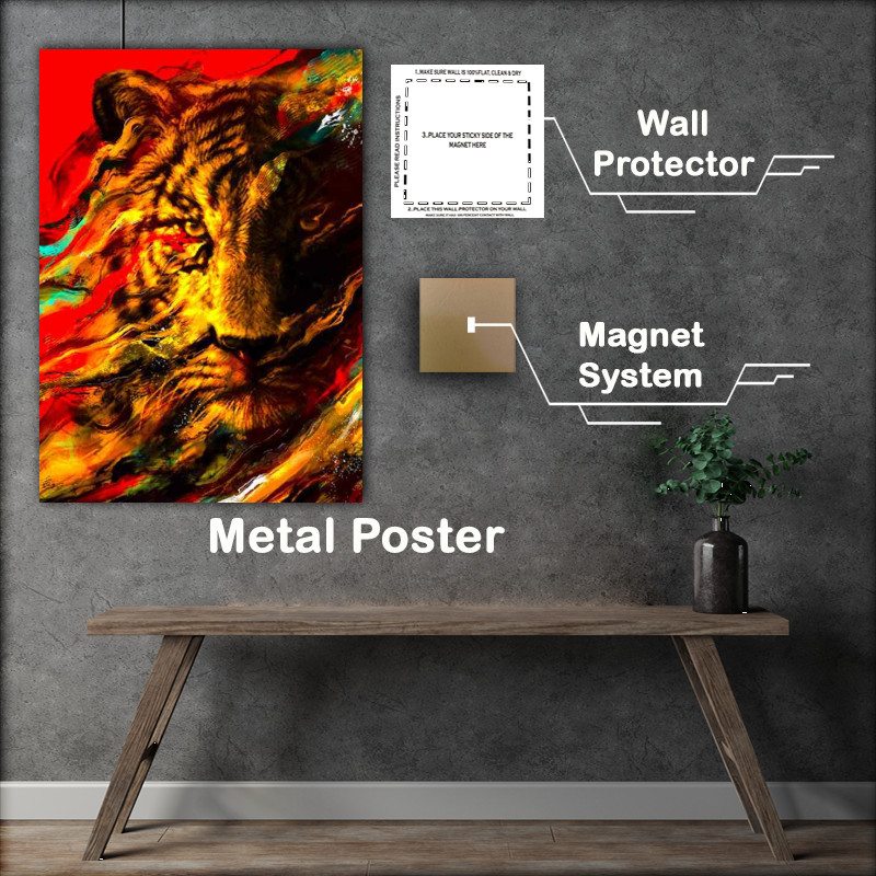 Buy Metal Poster : (Primal Gaze)