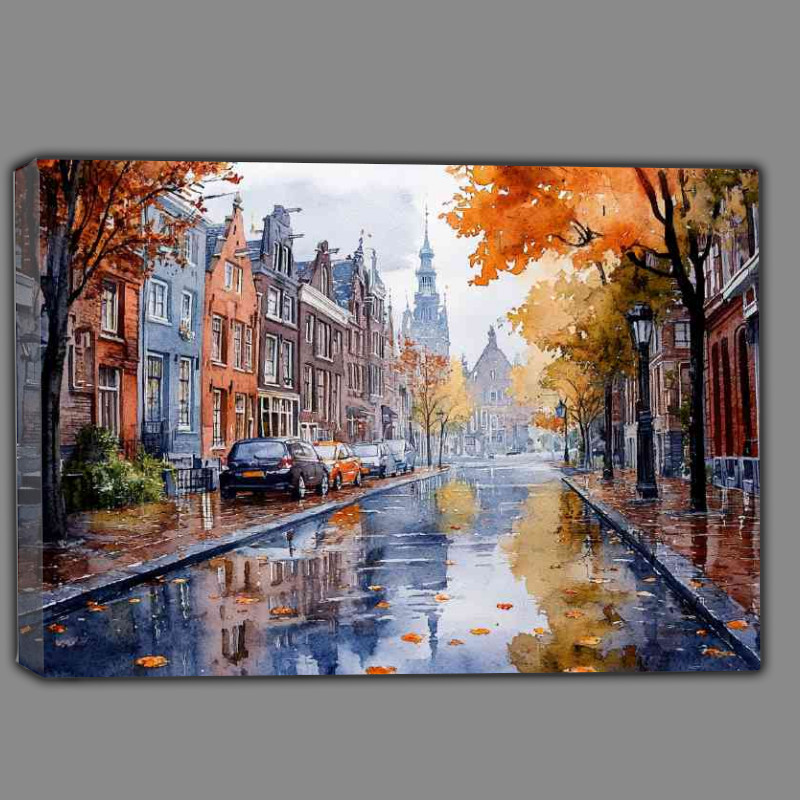 Buy Canvas : (Rainy day in London)