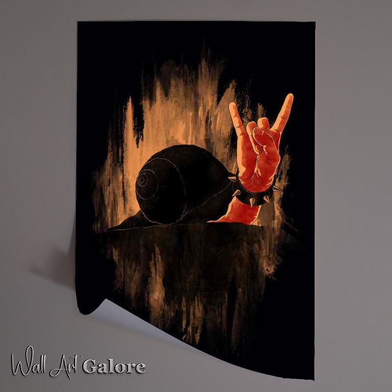 Buy Unframed Poster : (Rock Hard Snail)