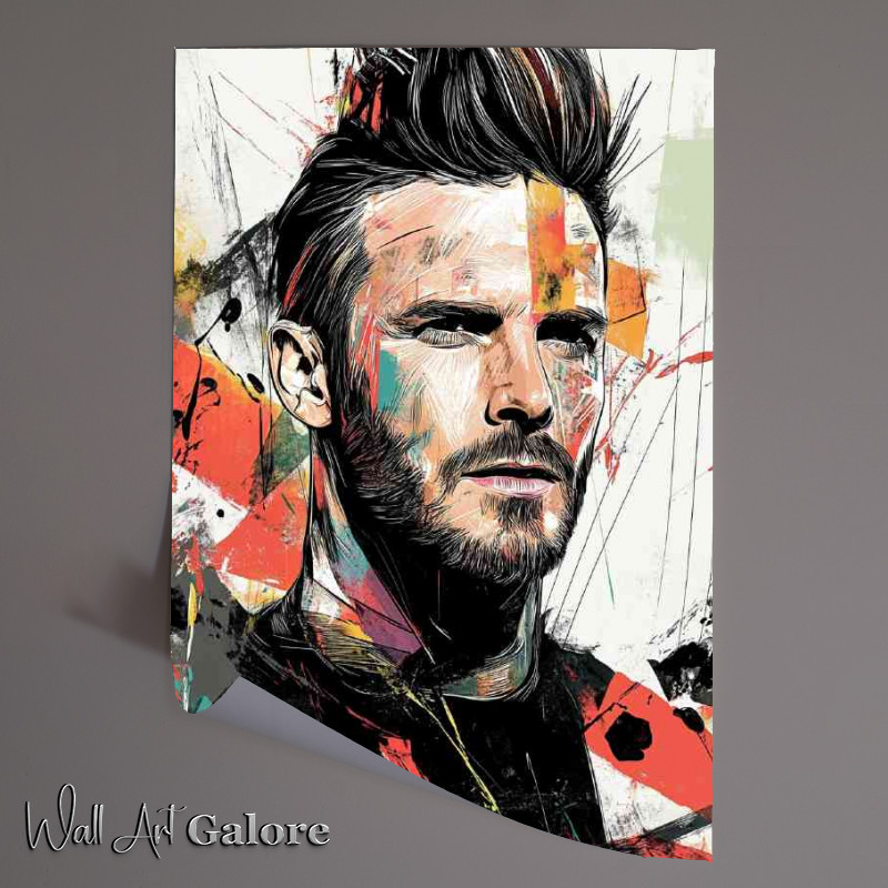 Buy Unframed Poster : (David Beckham portrait in the style of pop art)