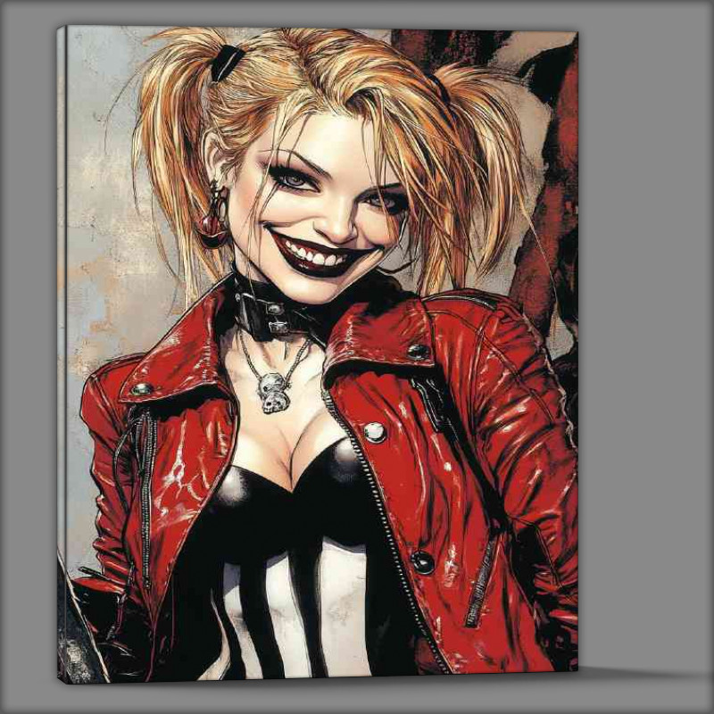 Buy Canvas : (Harley Quinn style vector)