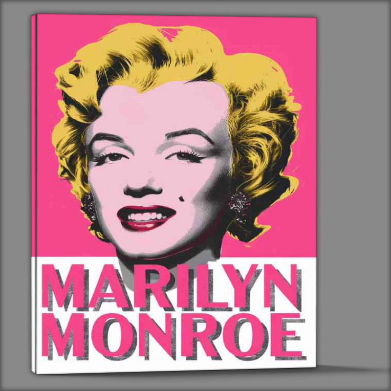 Buy Canvas : (Marilyn monroe pink mixed media art)