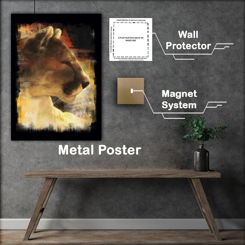 Buy Metal Poster : (Staring At The Sun)