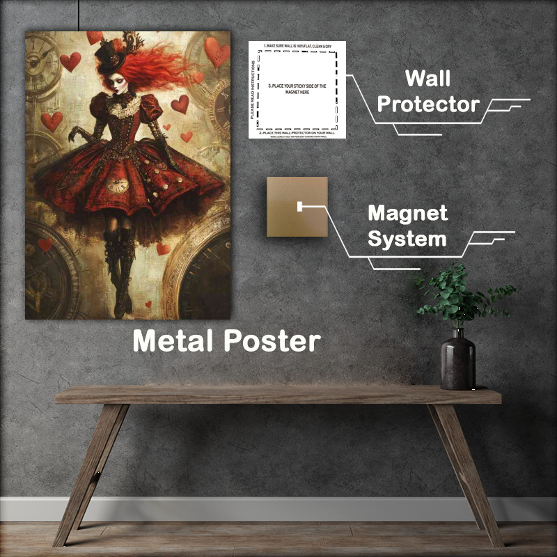 Buy Metal Poster : (of the Red Queen from Alice)