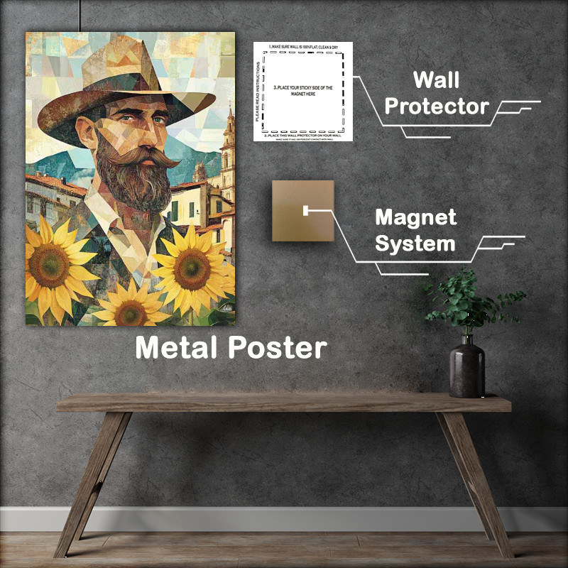 Buy Metal Poster : (of the writer Dostoevsky)