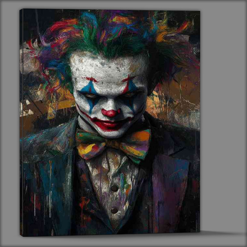 Buy Canvas : (Joker the clown painted art)