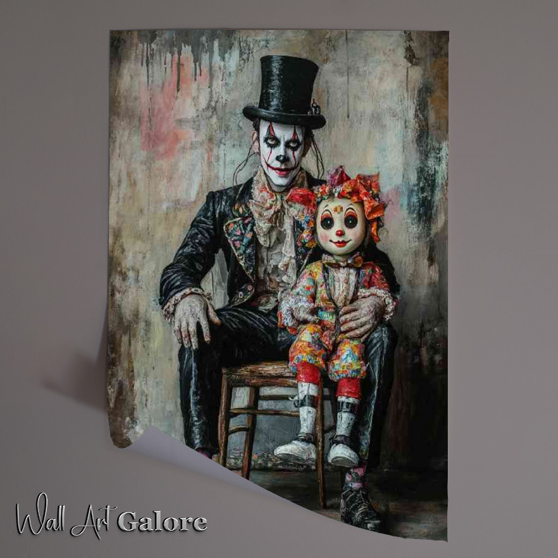 Buy Unframed Poster : (The scary man and the doll series)