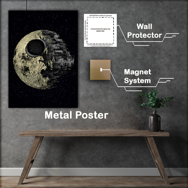 Buy Metal Poster : (The Darkside Of The Moon)