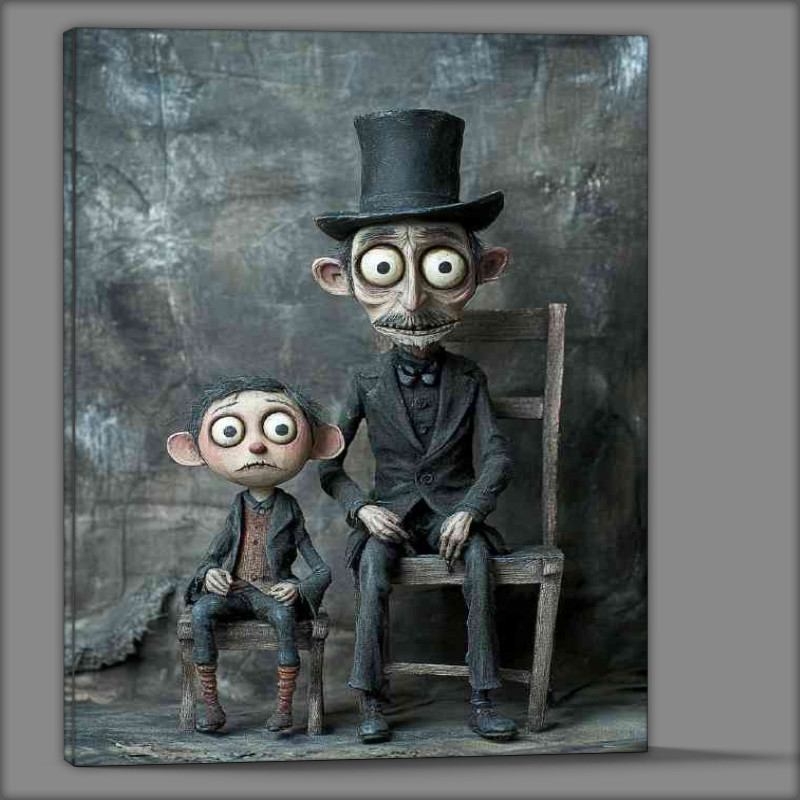 Buy Canvas : (The creepy doll puppet sow series)