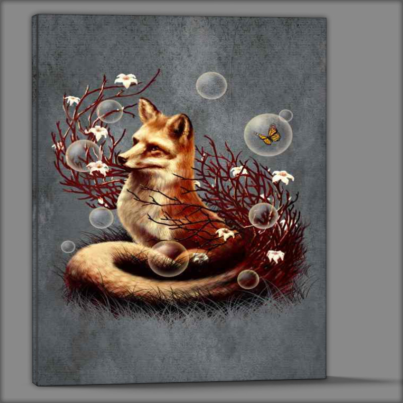 Buy Canvas : (The Fox Tail Gray)