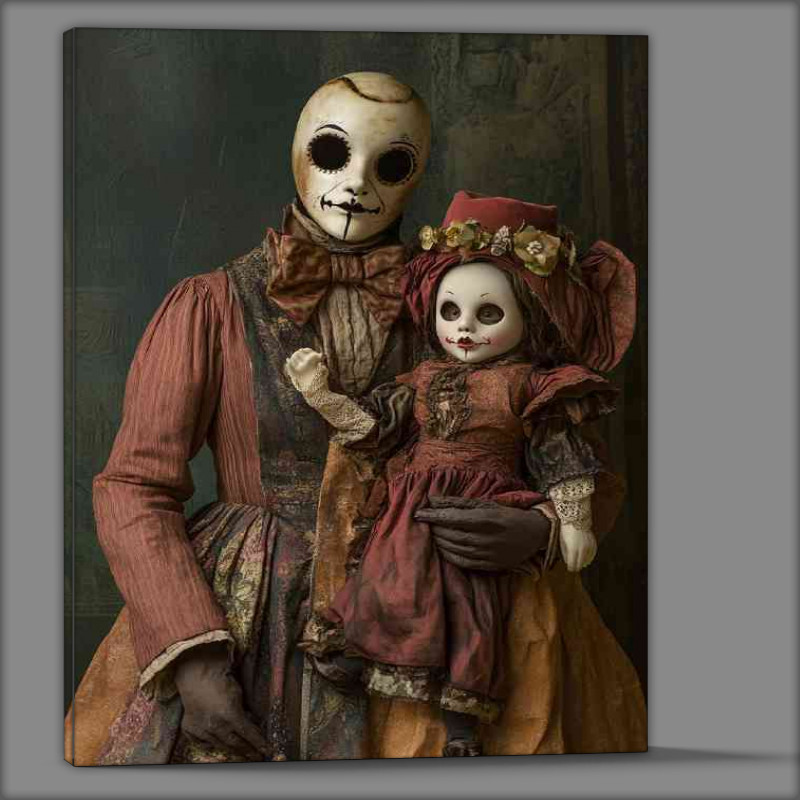 Buy Canvas : (The masked man and the crazy doll series)