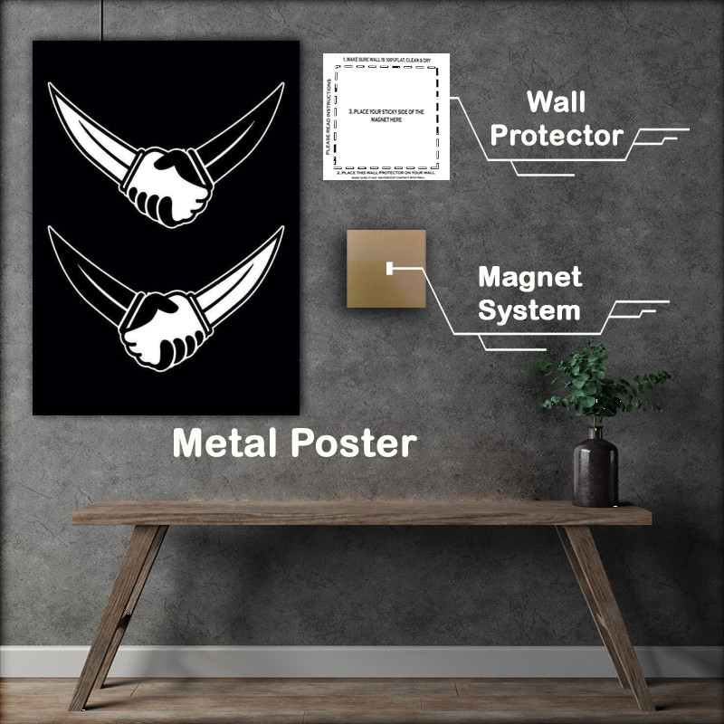 Buy Metal Poster : (Trust No One)
