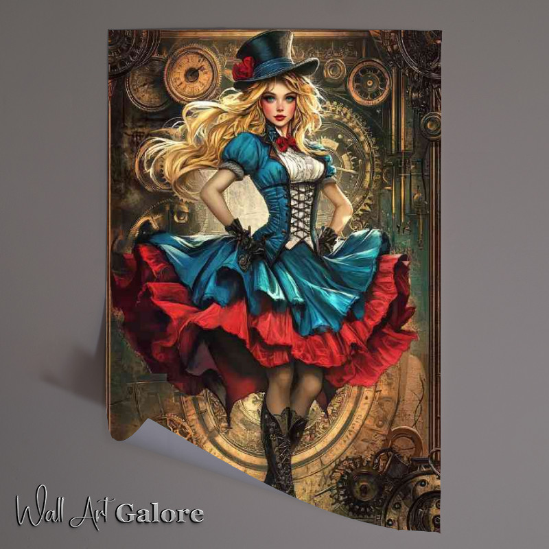 Buy Unframed Poster : (Alice in Wonderland steampunk)