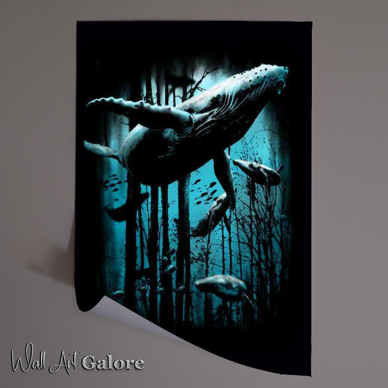 Buy Unframed Poster : (Whale Forest)