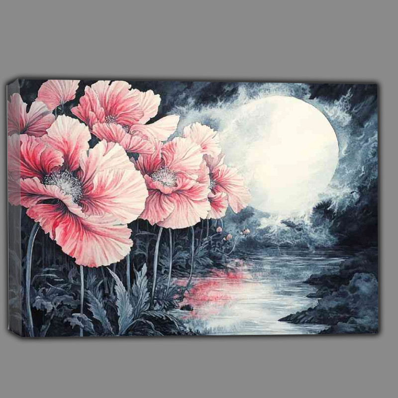 Buy Canvas : (Watercolor painting of giant flowers)