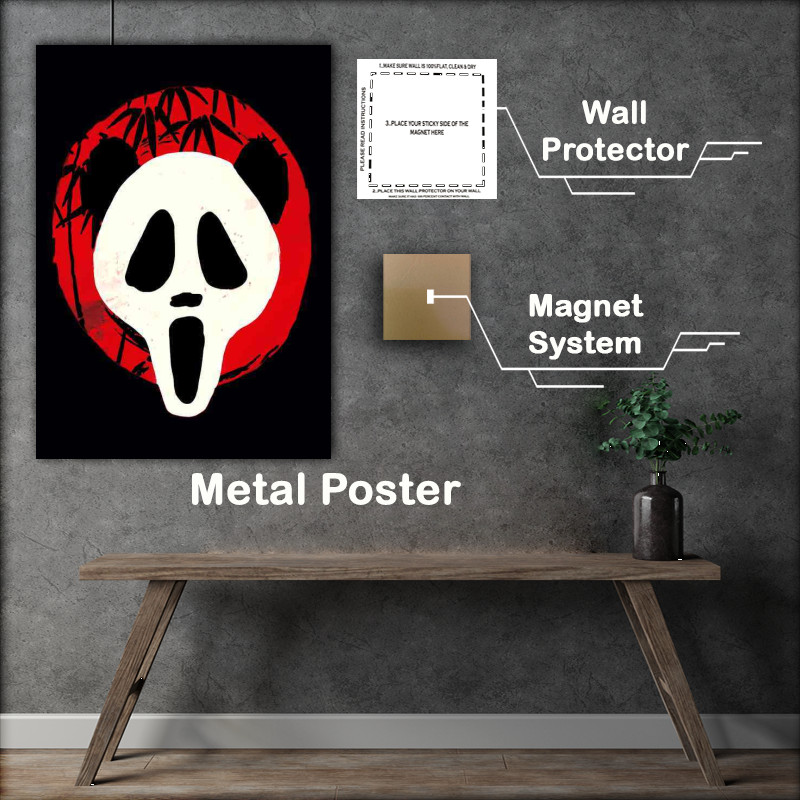 Buy Metal Poster : (screaming panda)