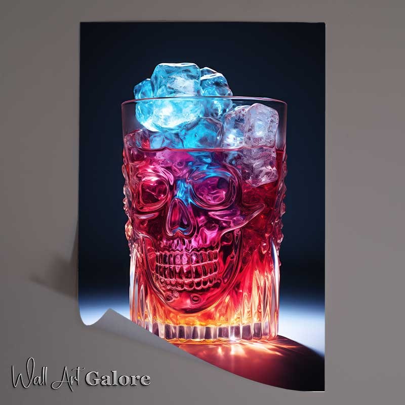 Buy Unframed Poster : (Radiant Revelry skull cocktail)